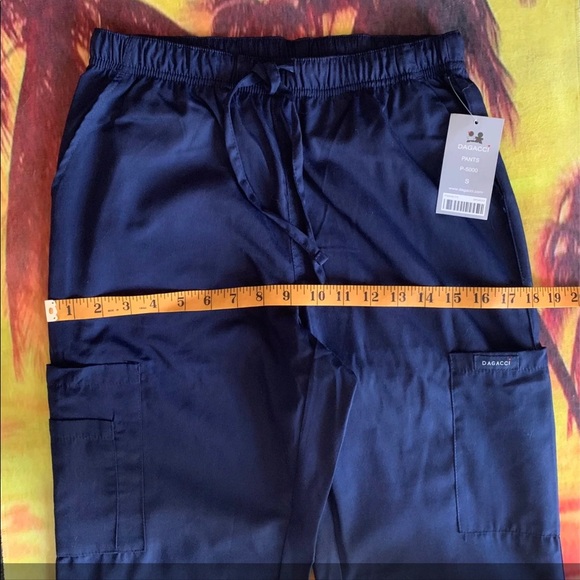 DAGACCI SCRUB PANTS SMALL NAVY NEW WITH TAG - Picture 4 of 11